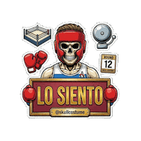 Skull Lo Siento Sticker