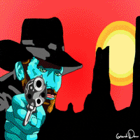 charlton heston gun GIF by Grande Dame