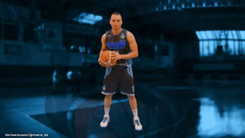 KKRivers giphyupload basketball basket dribble GIF