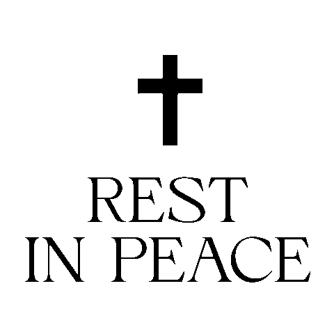 Rest In Peace Rip Sticker by Mr Urbina