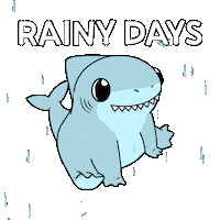 Rainy Days Bitcoin Sticker by Ordinary Frends