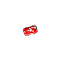 Sponsored gif. A red can of Coca-Cola with the name "Lari" spins toward the viewer and then spins back out of sight.
