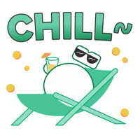 Chill Santai Sticker by bibit.id