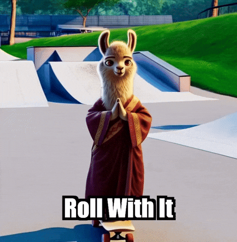 Roll With It Fun GIF by dalaillamazen