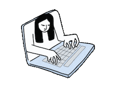 Tired Work From Home Sticker by Untepid