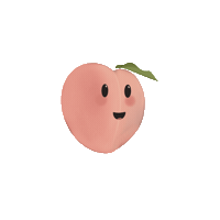 Fruit Peach Sticker