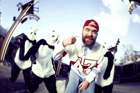 Samurai Pizza Cats Panda GIF