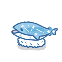 Fish Eat Sticker