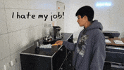 dietrichfilm office cleaning internship hate my job GIF