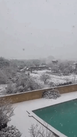 Storm Juliette Brings Heavy Snow to Spanish Island of Mallorca