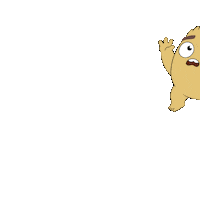 Crash Landing Slam Sticker by The Lunartics