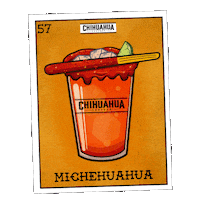 Michelada Loteria Sticker by Chihuahua Cerveza