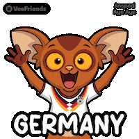 Happy Germany Sticker by VeeFriends