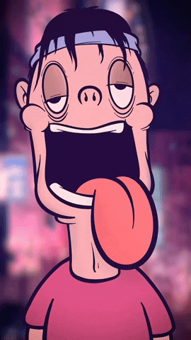 freshcake illustration weird vibes walking GIF