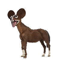 Dog 3D Sticker by deadmau5