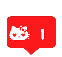 Heart Love Sticker by Hello Kitty