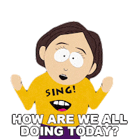 Sing Good Morning Sticker by South Park