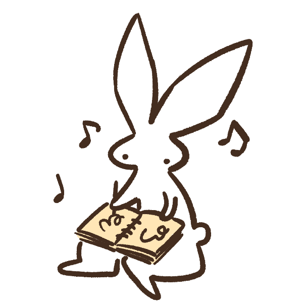 Drawing Bunny Sticker