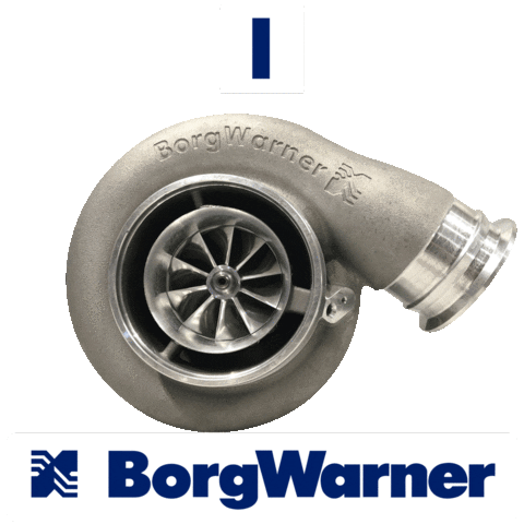 Turbo Turbocharger Sticker by BorgWarner Inc.