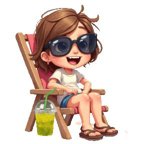 Summer Beach Sticker