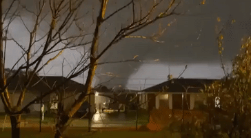 Large Tornado Hits New Orleans, Louisiana