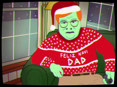 Merry Christmas GIF by d00dbuffet