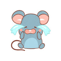 sanahuynh crying cry mouse huhu Sticker