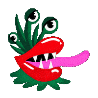 Eyes Plant Sticker by alimacdoodle