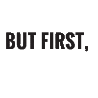 But First Coffee Sticker Sticker