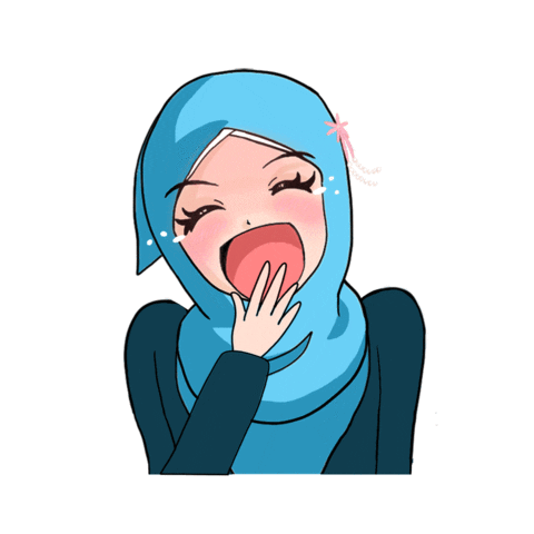 hijab lol GIF
