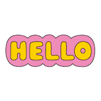 Quote Hello Sticker by Ginger Box