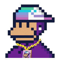 Tired Pixel Sticker by BigBrains