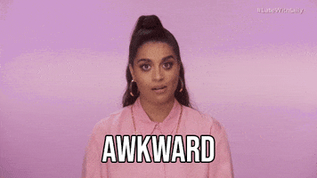 Awkward A Little Late With Lilly Singh GIF by Lilly Singh
