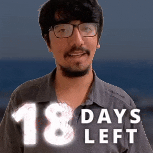 18 DAYS LEFT