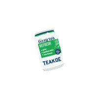 Teakoe_Tea drink green tea can Sticker