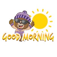 Good Morning Winter Sticker by Dabdoob