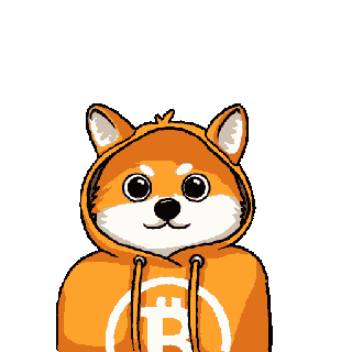 Bitcoin Bathing Sticker by $DOG