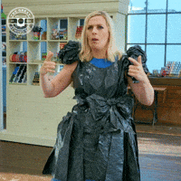 Rock Trash GIF by The Great British Sewing Bee