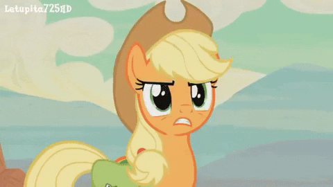 zackaryruhland26 giphygifmaker applejack my little pony friendship is magic undaunted GIF