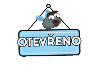 Open Sticker by Dvě Mouchy