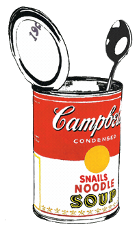 Snail Campbell Sticker