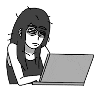 Angry Girl Sticker