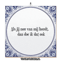 Humor Hart Sticker by Tegelspreuken.nl