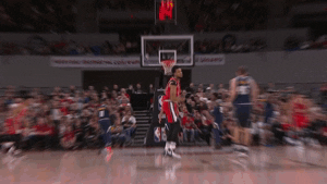Portland Trail Blazers Kiss GIF by NBA