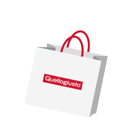 quellogiusto white bag shoppingbag borsa Sticker