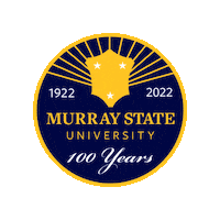 Blue And Gold Msu Sticker by Murray State University
