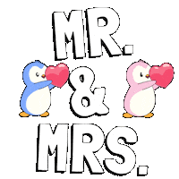 I Love You Couple Sticker by Pudgy Penguins