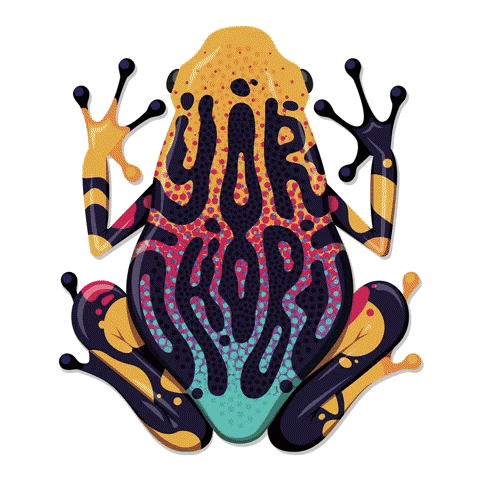 acid frog GIF by Sergi Delgado