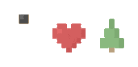 Pixel Love Sticker