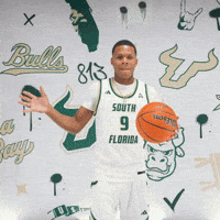 South Florida Basketball GIF by USF Athletics